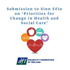 DFI submission to Sinn Féin on Priorities for Change in Health and Social Care 
